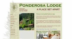 Desktop Screenshot of ponderosa-lodge.com